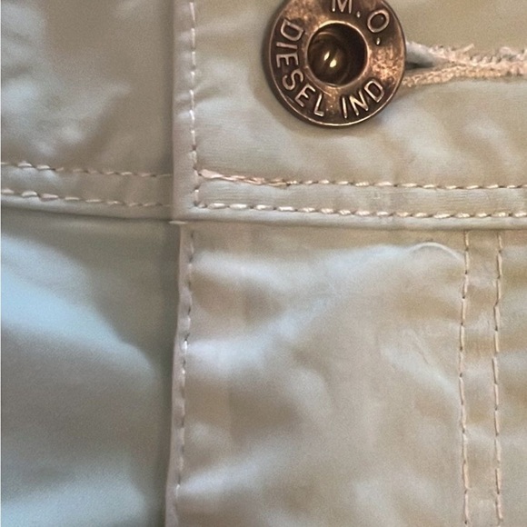 Y2K Diesel Mint Green Mini Skirt|size 28 - Picture 5 of 7